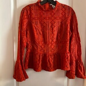 Cute bell sleeve shirt